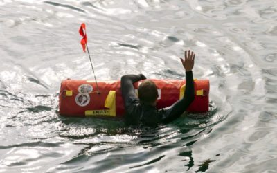 In Castricum aan Zee worden drenkelingen nu gered door een robot